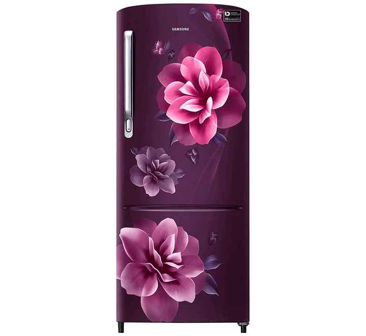 Samsung 215 L 4 Star Direct-Cool Single Door Refrigerator (RR22T372XCR/HL Camellia Purple)